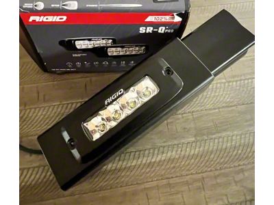 BMC Lights 3-Inch Hitch Bar Lighting Kit with Rigid 6-Inch SR-Q Pro Lights; Flood Beam (17-25 F-250 Super Duty)