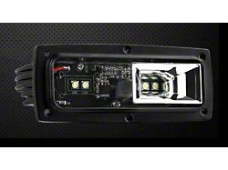 BMC Lights 3-Inch Hitch Bar Lighting Kit with Standard CREE LED Lights; Flood Beam (17-25 F-350 Super Duty)