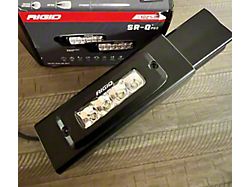 BMC Lights 3-Inch Hitch Bar Lighting Kit with Rigid 6-Inch SR-Q Pro Lights; Flood Beam (17-25 F-350 Super Duty)