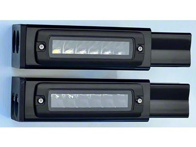 BMC Lights 3-Inch Hitch Bar Lighting Kit with Blackout Series Lights; Flood Beam (19-24 RAM 3500)