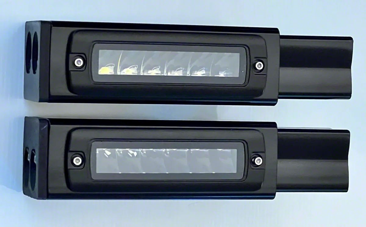 BMC Lights RAM 3500 3Inch Hitch Bar Lighting Kit with Race Sport 7Inch Blackout Series Lights