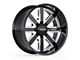 BMF Wheels Hustle Gloss Black Milled 8-Lug Wheel; 20x9; 0mm Offset (03-09 RAM 2500)