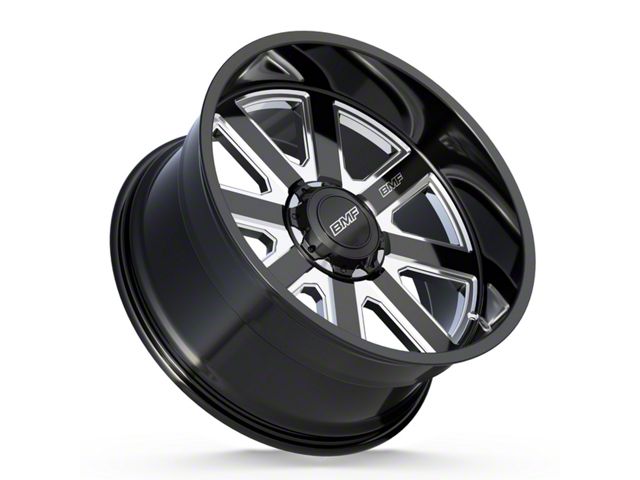 BMF Wheels Hustle Gloss Black Milled 6-Lug Wheel; 22x10.5; -25mm Offset (09-14 F-150)