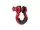 Body Armor 4x4 3/4-Inch D-Ring with Isolator; Red