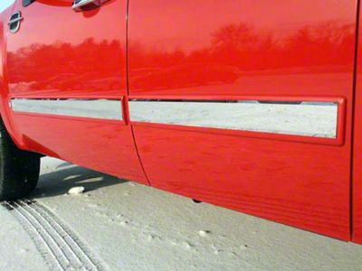 Body Molding Insert Trim; Stainless Steel (07-08 Silverado 1500)