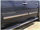 Body Molding Insert Trim; Stainless Steel (09-13 Silverado 1500)