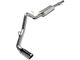 Bold Performance Single Exhaust System with Black and Polished Tip; Side Exit (10-13 4.8L Silverado 1500)