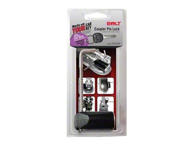 BOLT Lock Trailer Coupler Pin Lock for Early Model Double Cut Keys