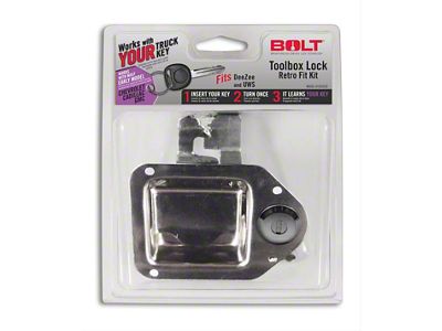 BOLT Lock Toolbox Latch Retro-Fit Kit for Early Model Double Cut Keys