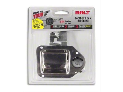 BOLT Lock Toolbox Latch Retro-Fit Kit for Late Model Double Cut Keys