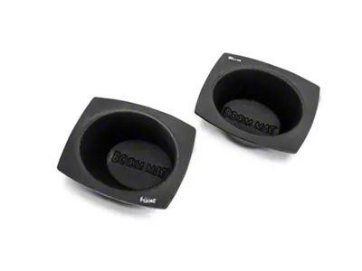 Boom Mat Speaker Baffles; 6x8-Inch Oval (Universal; Some Adaptation May Be Required)