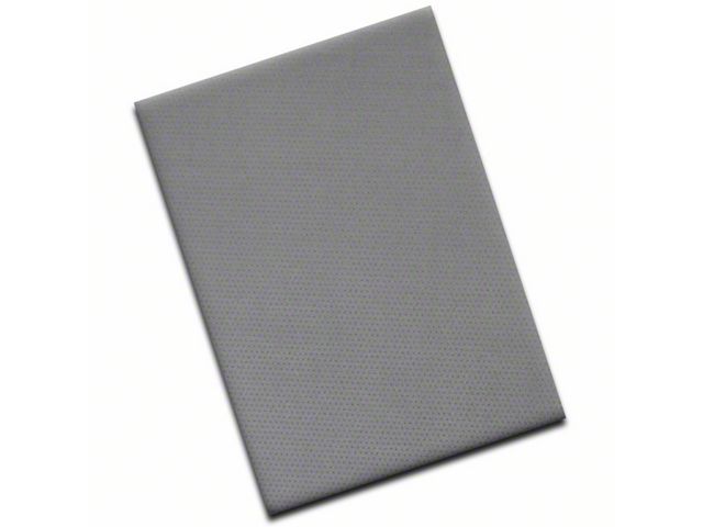 Boom Mat Sound Deadening Headliner; 0.50-Inch Thick; Gray Leather Look (Universal; Some Adaptation May Be Required)