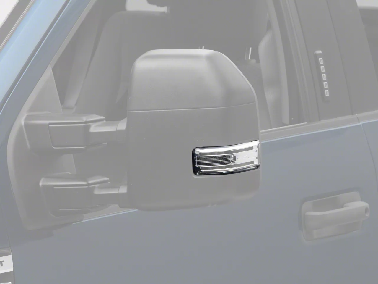 Boost Auto Parts F150 Towing Mirror Lights with Clear Sequential