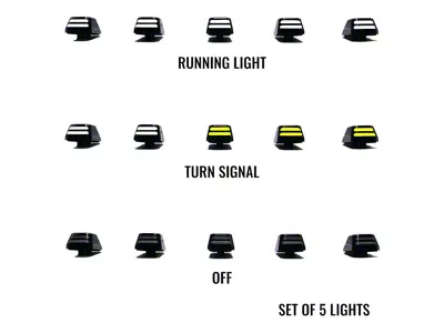 Boost Auto Parts S-Series Cab Lights with Sequential Switchback and Startup Sequence (17-22 F-250 Super Duty)