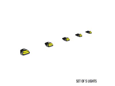 Boost Auto Parts S-Series Cab Lights with Startup Sequence; Amber (99-07 F-250 Super Duty)