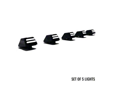 Boost Auto Parts S-Series Cab Lights with Startup Sequence; White (17-22 F-350 Super Duty)