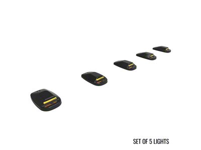 Boost Auto Parts S-Series Cab Lights with Startup Sequence; Amber (10-18 RAM 2500)