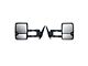 Boost Auto Parts Towing Mirrors; Chrome (07-14 Sierra 2500 HD)