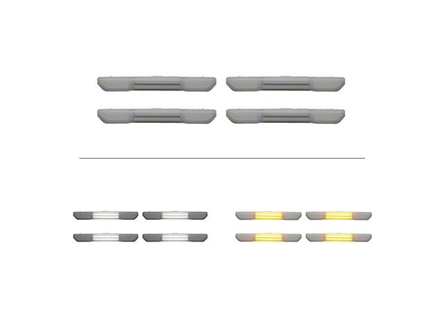 Boost Auto Parts Fender Lights; Frosted (20-24 Sierra 3500 HD)