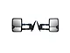 Boost Auto Parts Towing Mirrors; Black (07-13 Silverado 1500)