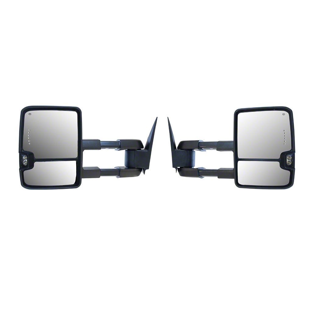Boost Auto Parts Silverado 1500 Towing Mirrors; Chrome 1911YPBCTSBX
