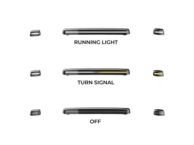 Boost Auto Parts S-Series Strip-Style Cab Lights with Sequential Switchback and Startup Sequence (15-19 Silverado 2500 HD)