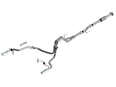 Borla ATAK Dual Exhaust System with Chrome Tips; Rear Exit (21-25 2.7L EcoBoost F-150 w/o Factory Dual Exhaust)