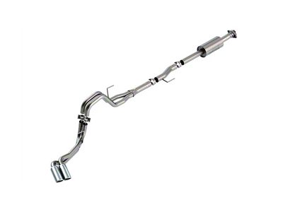 Borla S-Type Dual Exhaust System with Chrome Tips; Same Side Exit (21-25 3.5L EcoBoost F-150 w/o Factory Dual Exhaust)