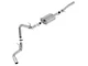 Borla S-Type Single Exhaust System with Chrome Tip; Side Exit (19-24 4.3L Silverado 1500)