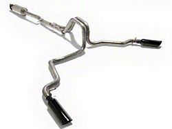 Borla ATAK Dual Exhaust System with Black Chrome Tips; Rear Exit (15-20 5.0L F-150)