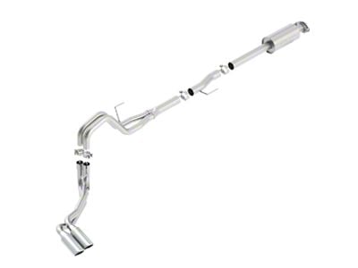 Borla ATAK Dual Exhaust System with Polished Tips; Same Side Exit (15-20 5.0L F-150)