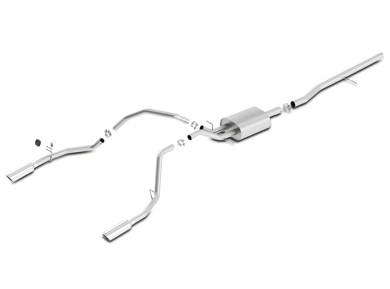 Borla Sierra ATAK Dual Exhaust System Rear Exit S501743 (1418 5.3L