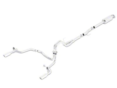 Borla ATAK Dual Exhaust System with Polished Tips; Rear Exit (15-20 2.7L EcoBoost F-150)