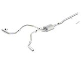 Borla ATAK Dual Exhaust System with Chrome Tips; Side Exit (14-18 5.3L Sierra 1500)