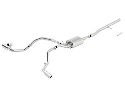 Borla ATAK Dual Exhaust System with Chrome Tips; Side Exit (14-18 5.3L Silverado 1500)