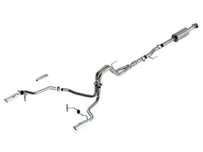 Borla ATAK Dual Exhaust System with Chrome Tips; Rear Exit (21-25 5.0L F-150 w/o Factory Dual Exhaust)
