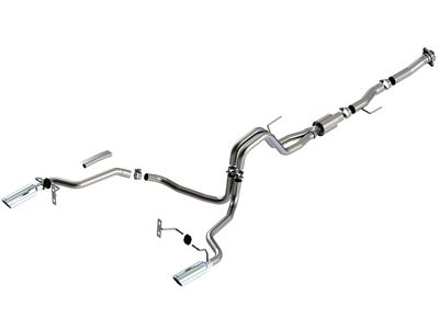 Borla ATAK Dual Exhaust System with Chrome Tips; Rear Exit (21-25 5.0L F-150 w/o Factory Dual Exhaust)