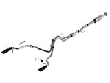 Borla S-Type Dual Exhaust System with Black Chrome Tips; Rear Exit (21-26 5.0L F-150 w/o Factory Dual Exhaust)