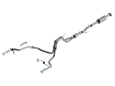 Borla S-Type Dual Exhaust System with Chrome Tips; Rear Exit (21-25 5.0L F-150 w/o Factory Dual Exhaust)