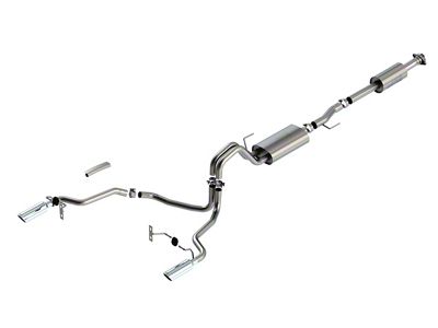 Borla S-Type Dual Exhaust System with Chrome Tips; Rear Exit (21-25 3.3L F-150)
