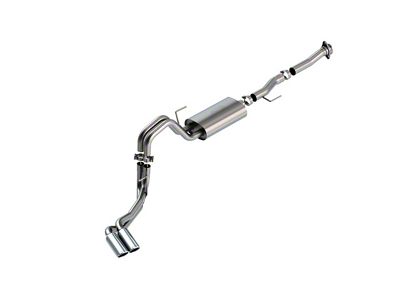 Borla S-Type Dual Exhaust System with Chrome Tips; Same Side Exit (21-25 5.0L F-150 w/o Factory Dual Exhaust)