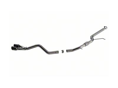 Borla S-Type Single Exhaust System with Black Chrome Tips; Side Exit (23-26 Maverick Lobo, Tremor)