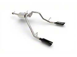 Borla ATAK Dual Exhaust System with Black Chrome Tips; Rear Exit (19-24 5.7L RAM 1500)