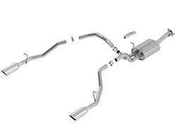 Borla ATAK Dual Exhaust System with Chrome Tips; Rear Exit (19-24 5.7L RAM 1500)