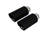 Borla Brawler Style Clamp-On Exhaust Tips; 5-Inch; Black (21-24 RAM 1500 TRX)