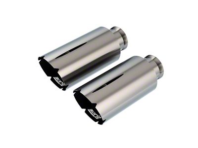 Borla Brawler Style Clamp-On Exhaust Tip; 5-Inch; Brushed Stainless Steel (21-24 RAM 1500 TRX)