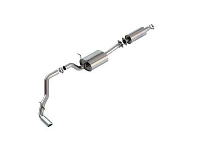 Borla S-Type Single Exhaust System with Chrome Tip; Side Exit (19-25 3.6L RAM 1500 w/ Factory Single Exhaust)