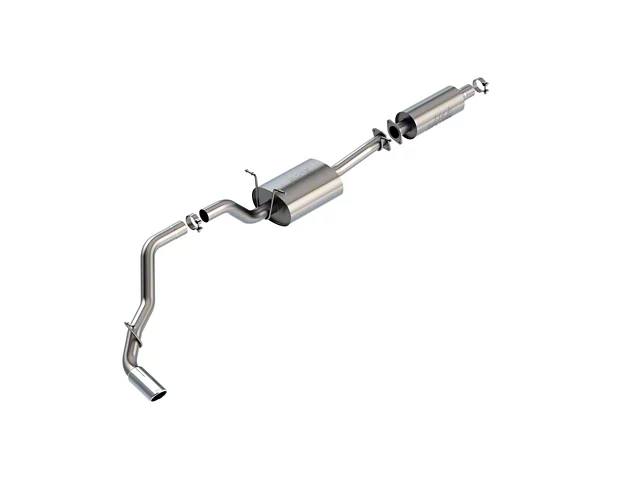 Borla S-Type Single Exhaust System with Chrome Tip; Side Exit (19-24 3.6L RAM 1500 w/ Factory Single Exhaust)