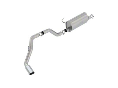 Borla S-Type Single Exhaust System with Chrome Tip; Side Exit (14-18 6.4L RAM 3500 SRW)