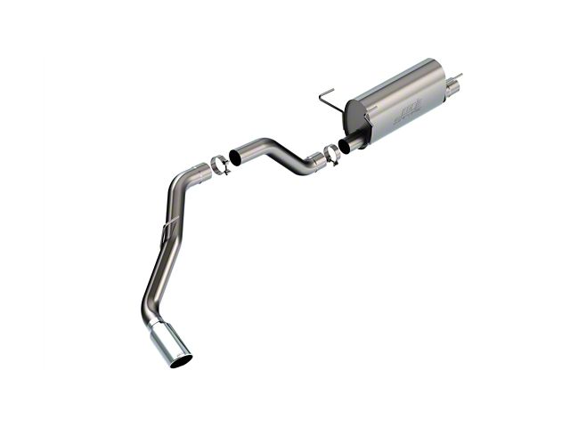 Borla S-Type Single Exhaust System with Chrome Tip; Side Exit (19-24 6.4L RAM 3500)